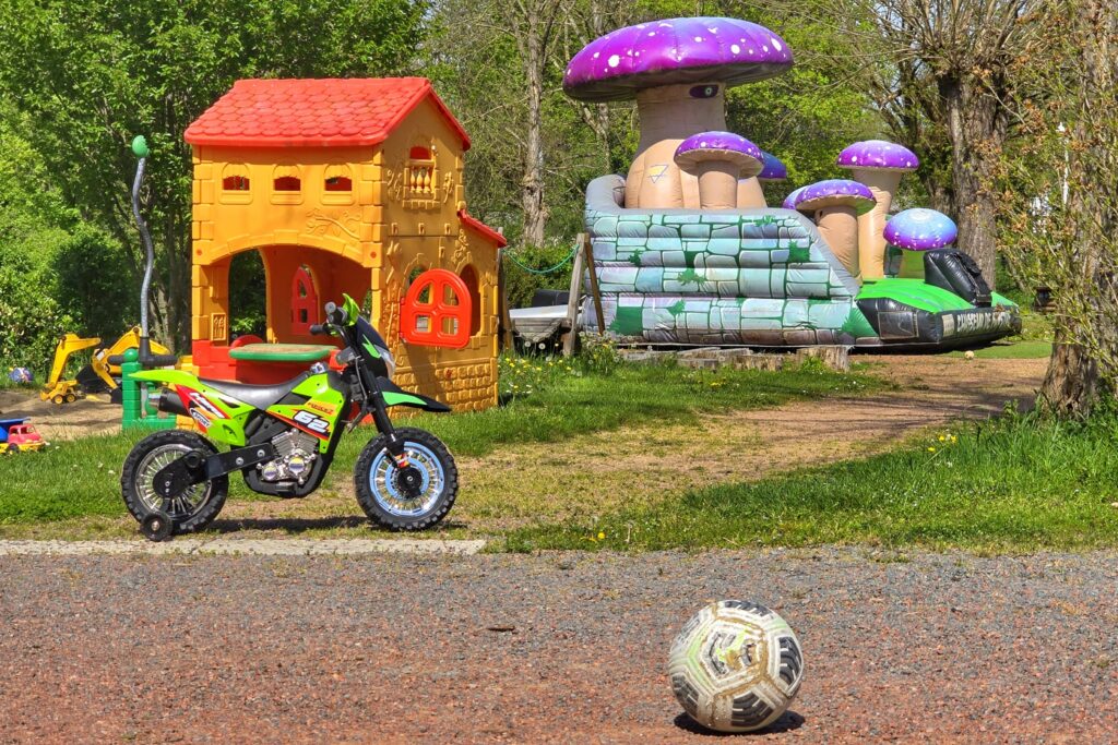 Children's corner, at Aix Camping