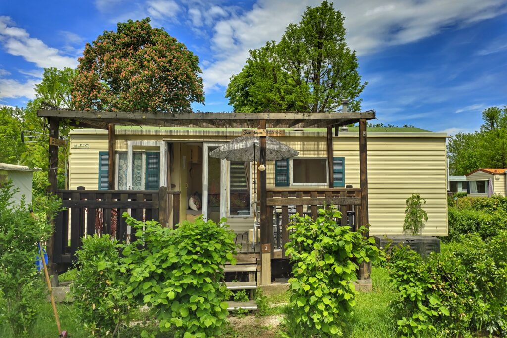 Accommodation for pilgrims at Camping d'Aix