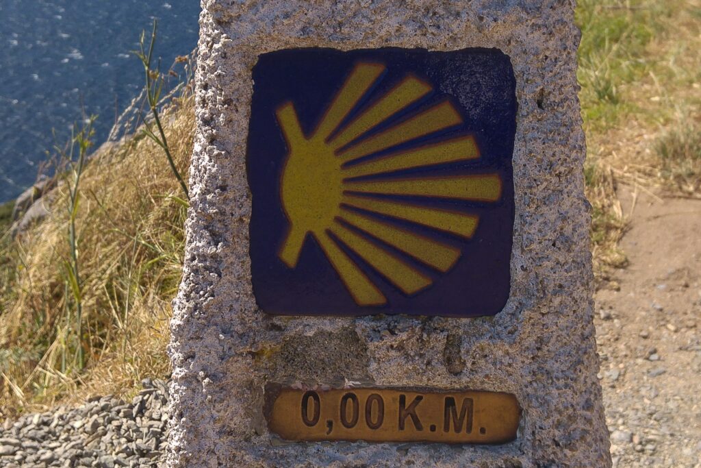 Signage of the Saint James of Compostela Trail