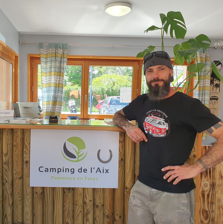 Olivier, Manager of Camping de l'Aix